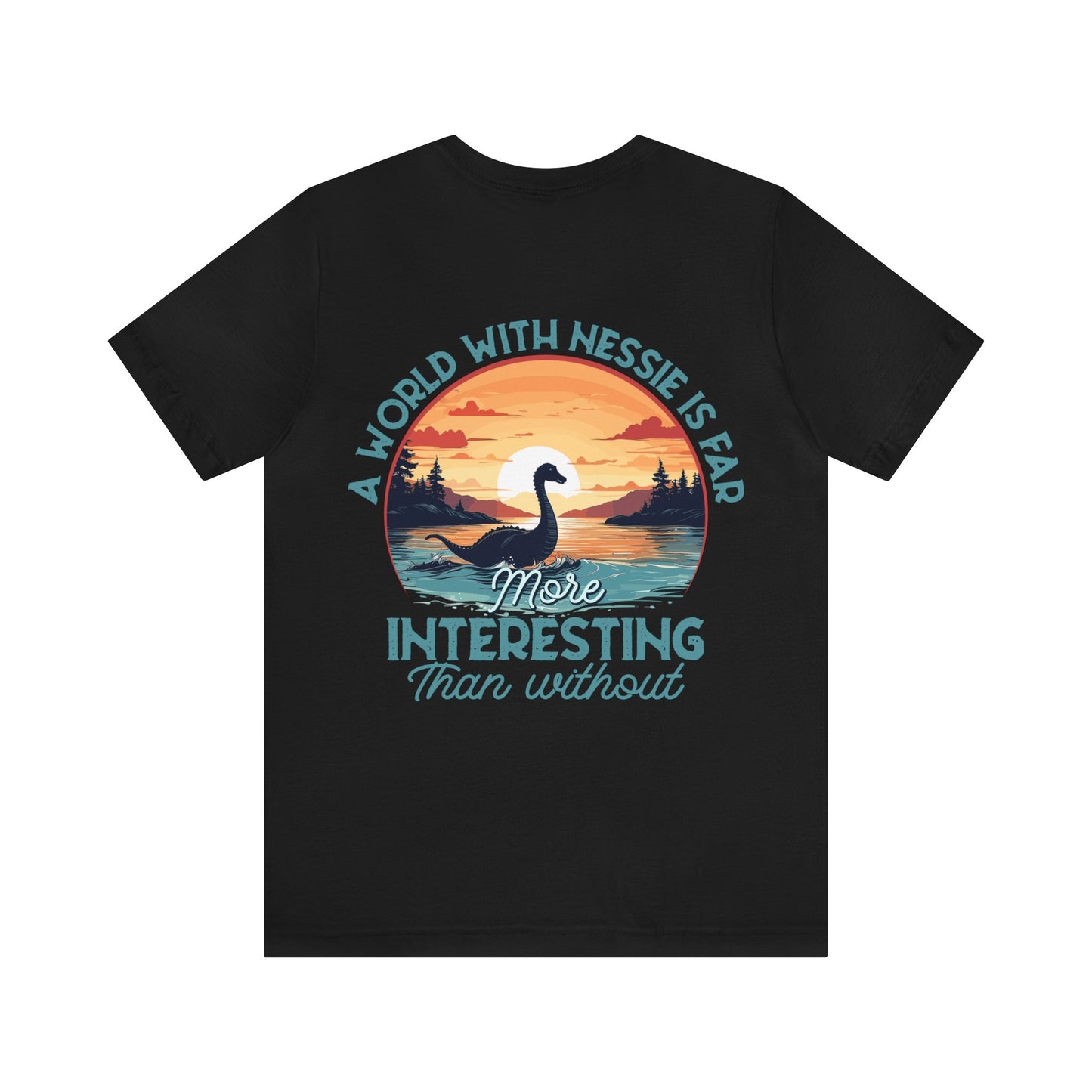 Nessie (Loch ness monster)- Unisex Jersey Short Sleeve Tee