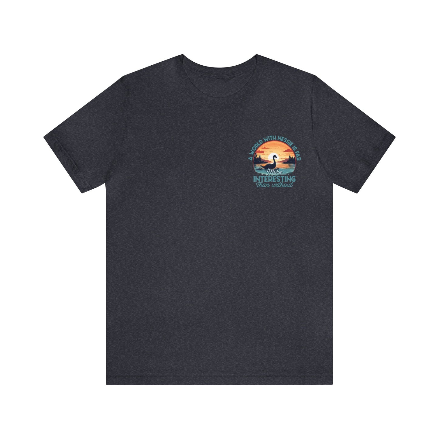 Nessie (Loch ness monster)- Unisex Jersey Short Sleeve Tee