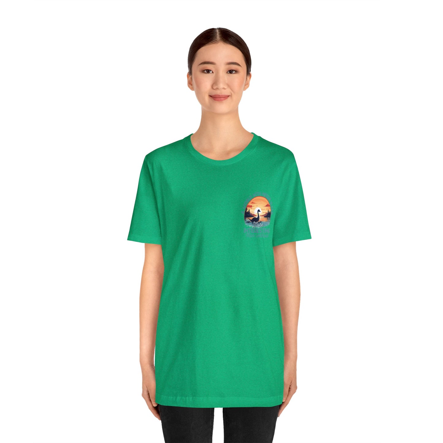 Nessie (Loch ness monster)- Unisex Jersey Short Sleeve Tee