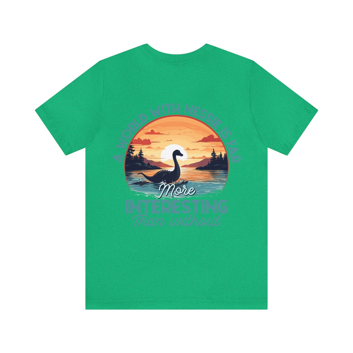 Nessie (Loch ness monster)- Unisex Jersey Short Sleeve Tee