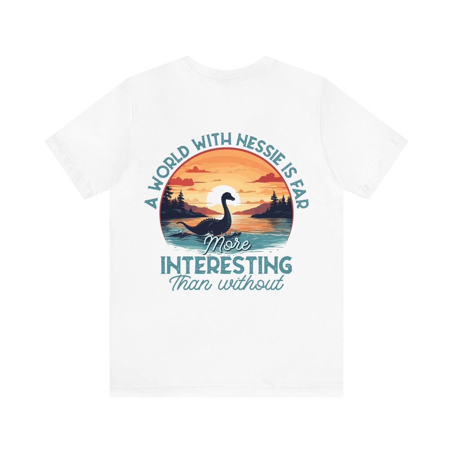 Nessie (Loch ness monster)- Unisex Jersey Short Sleeve Tee