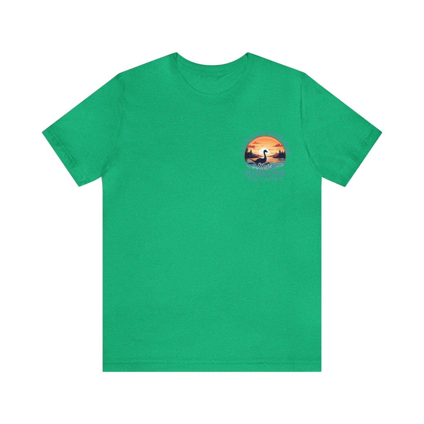 Nessie (Loch ness monster)- Unisex Jersey Short Sleeve Tee