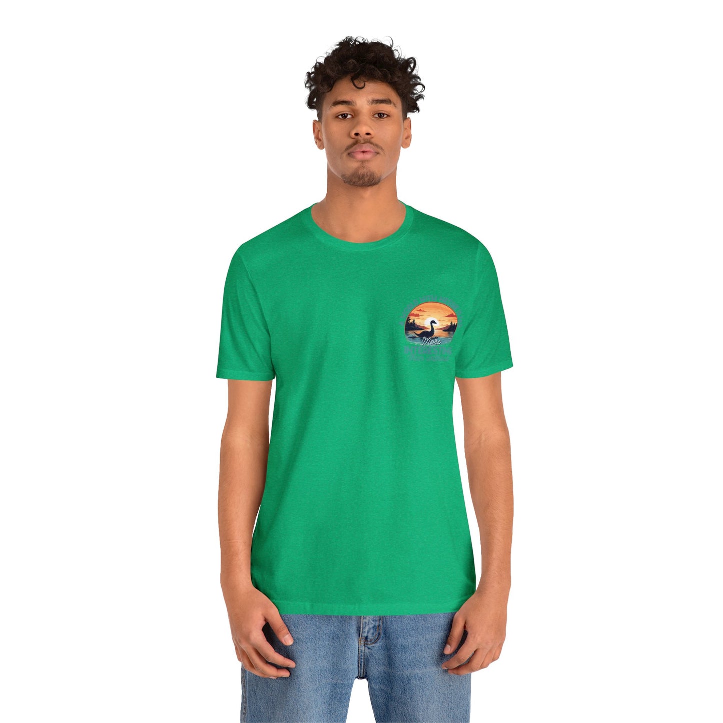 Nessie (Loch ness monster)- Unisex Jersey Short Sleeve Tee